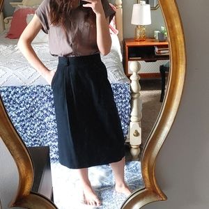 Vintage Evan Picone 100% Wool Midi Skirt Size 4